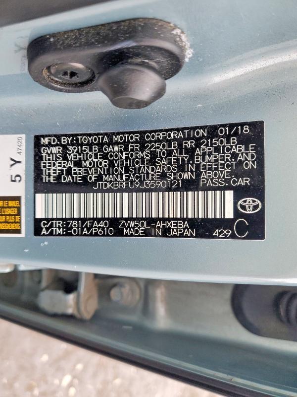 2018 Toyota Prius two