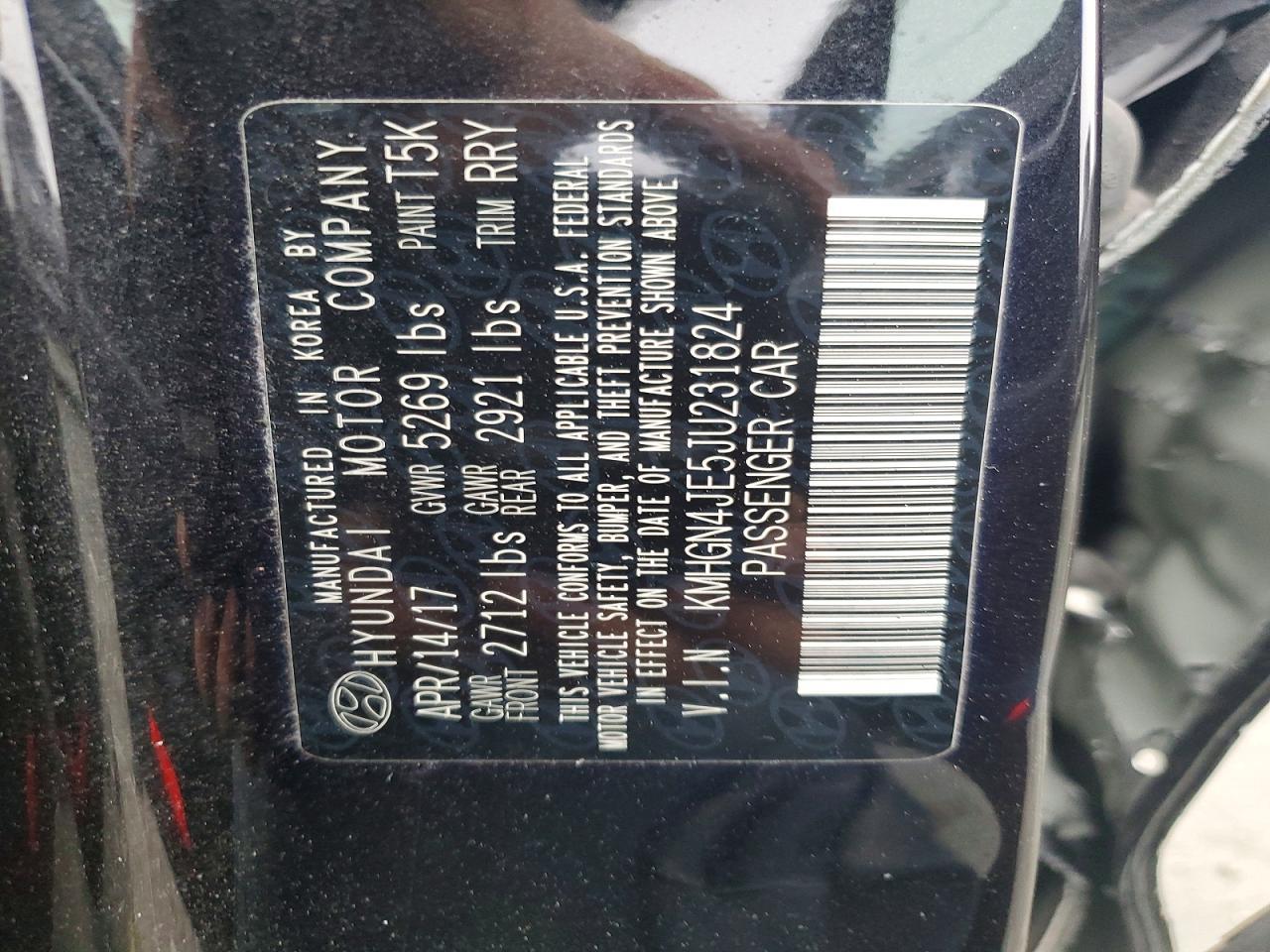 2018 Genesis G80 Base