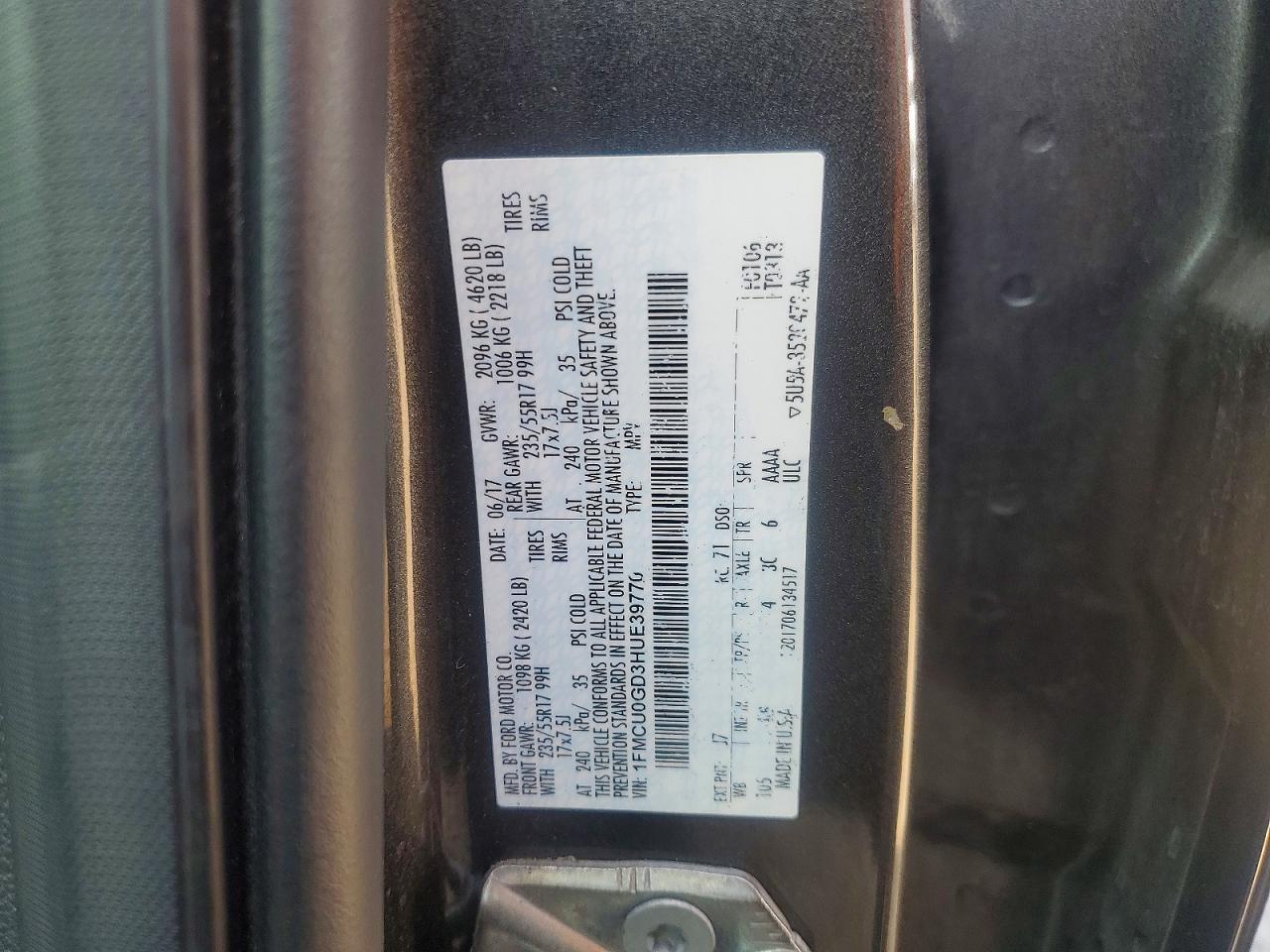 2017 Ford Escape se