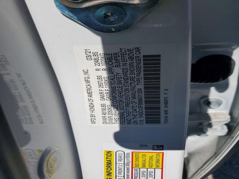 2021 Honda Accord Hybrid exl