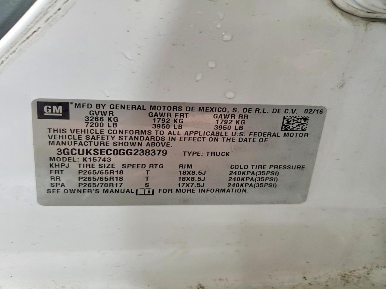 2016 Chevrolet Silverado K1500 LTZ