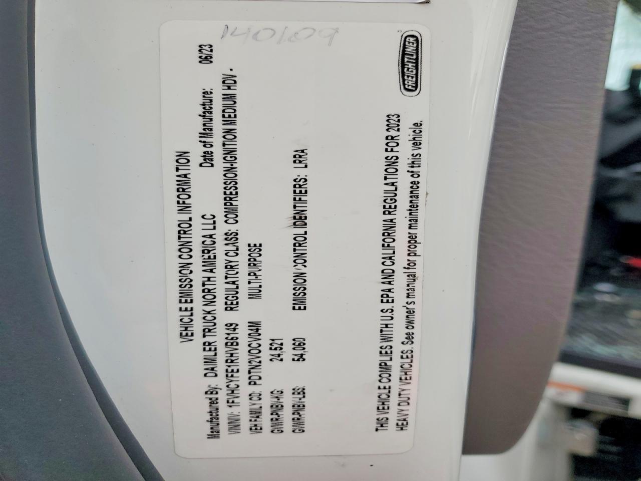 2024 Freigliner 2024 Freightliner Business Class M2 Refrigerated B