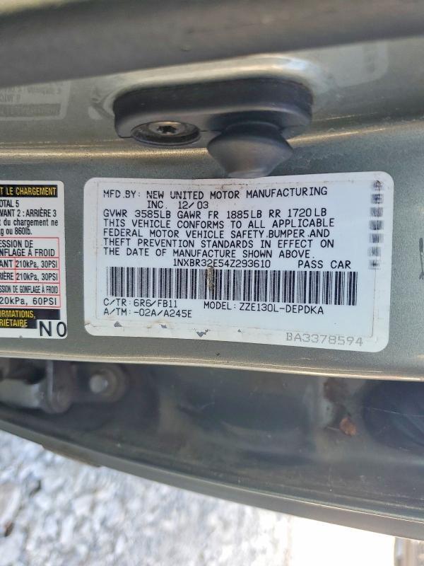 2004 Toyota Corolla ce