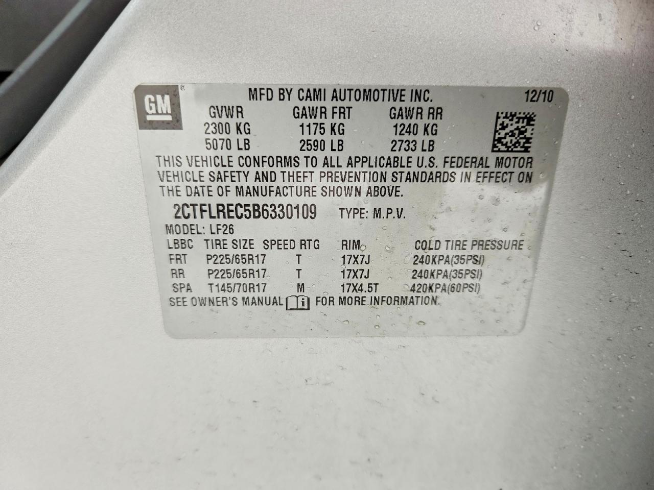 2011 GMC Terrain sle