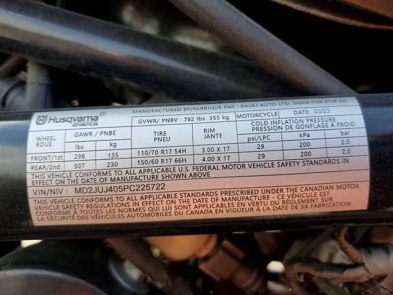 2023 Husqvarna Vitpilen 401/SVARTPILEN 401