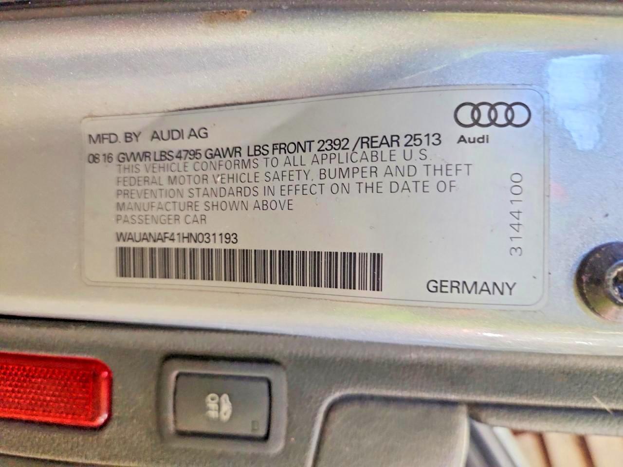 2017 Audi A4 Premium
