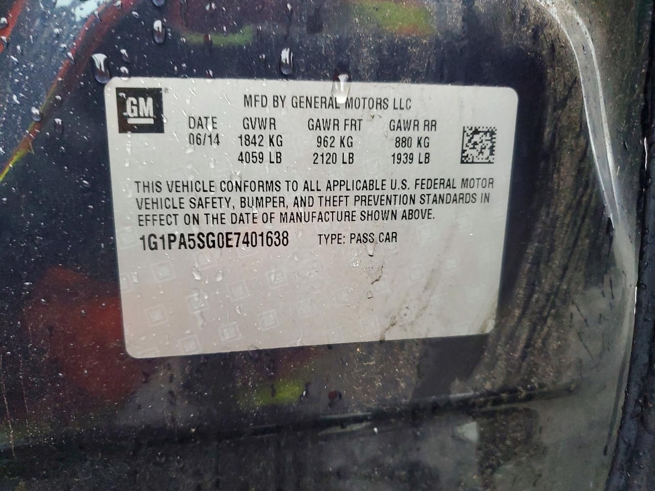 2014 Chevrolet Cruze ls