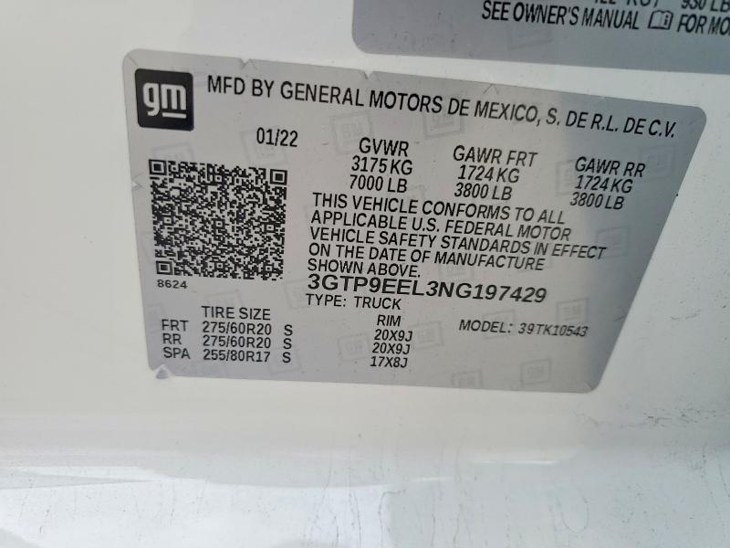 2022 GMC Sierra Limited K1500 AT4