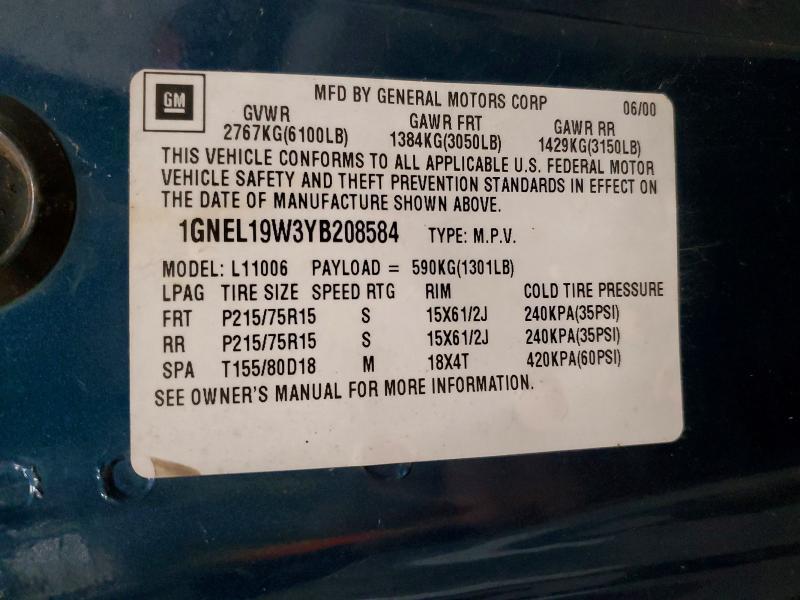 2000 Chevrolet Astro