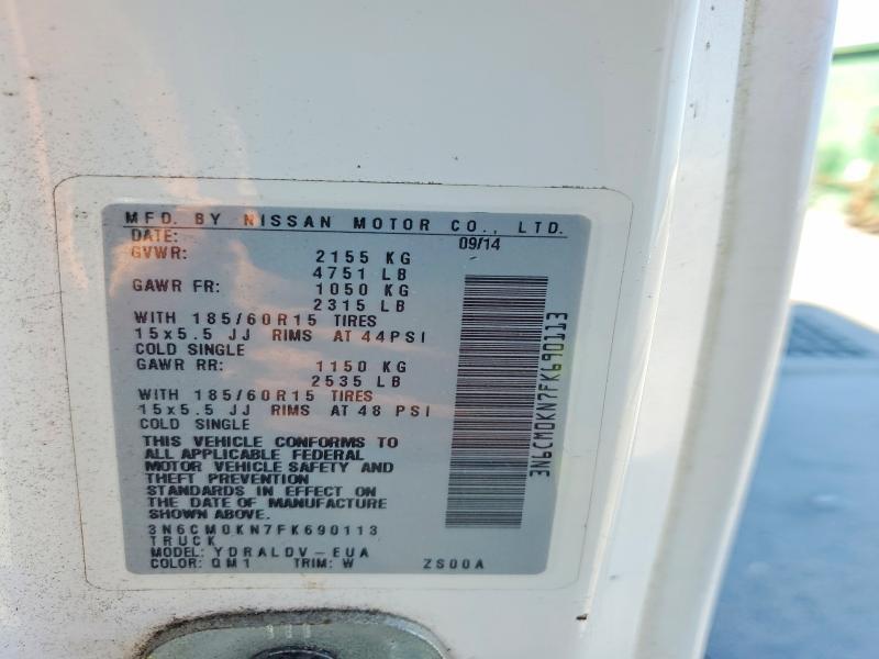 2015 Nissan NV200 2.5S