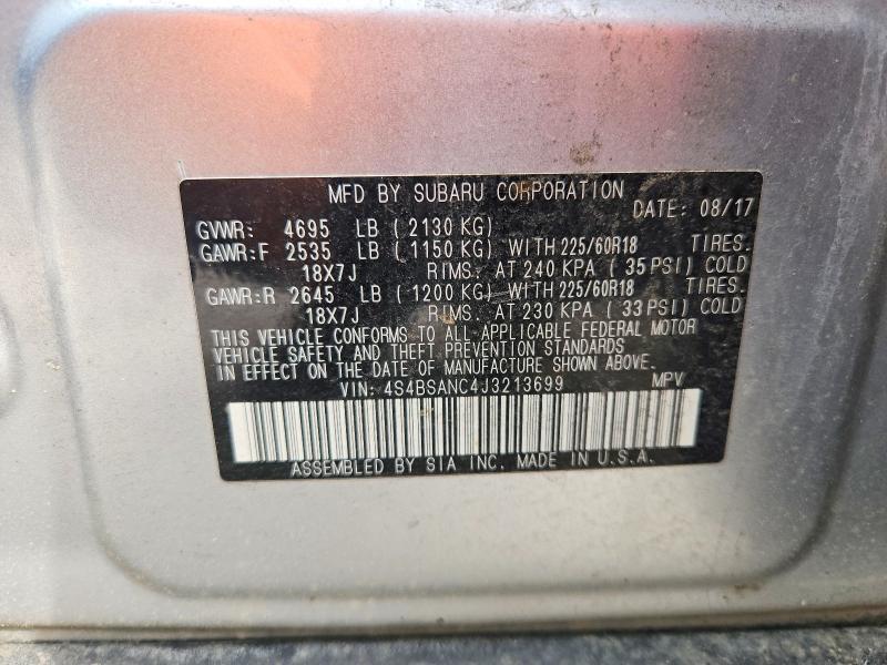 2018 Subaru Outback 2.5i Limited