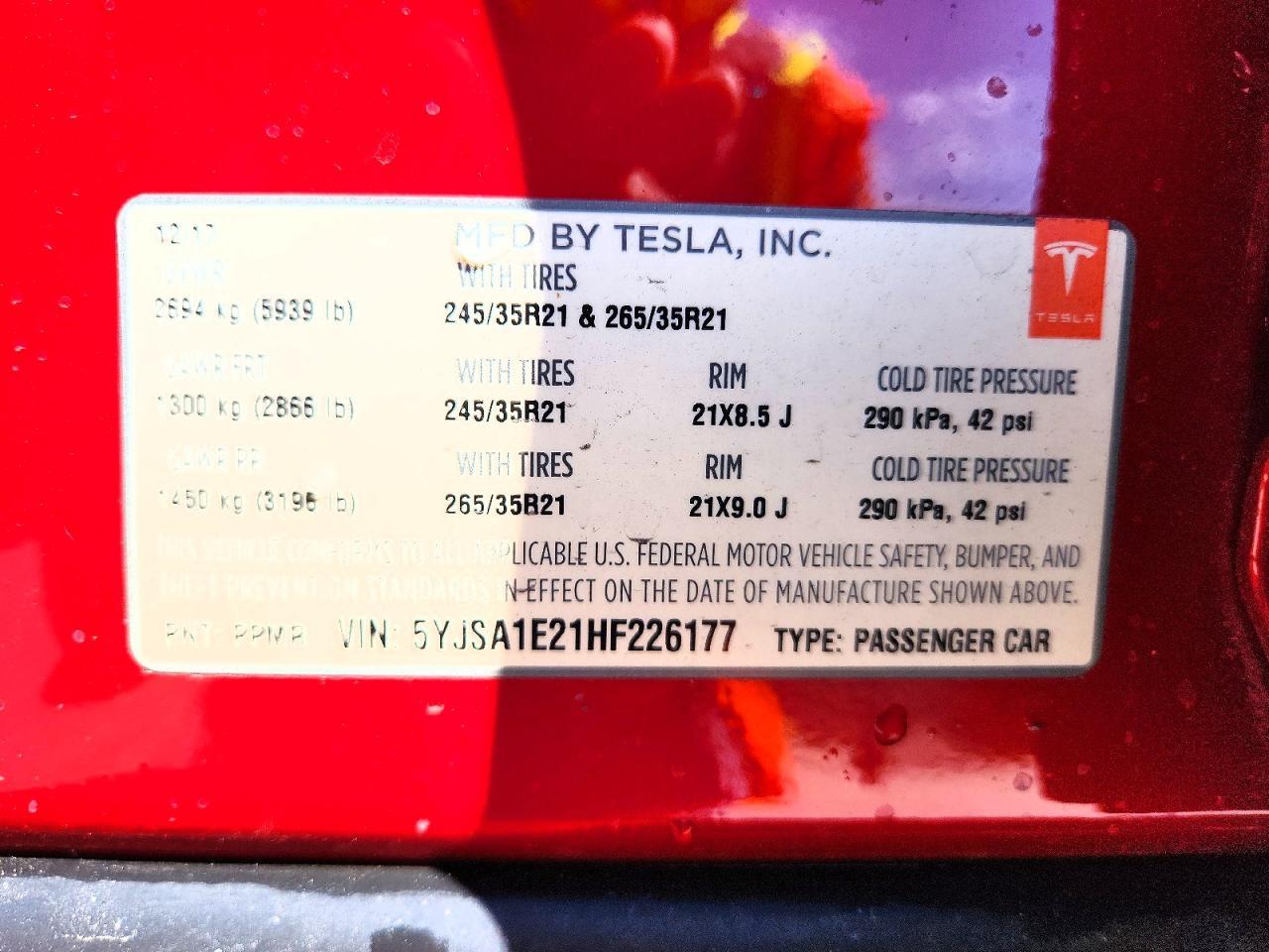 2017 Tesla Model s