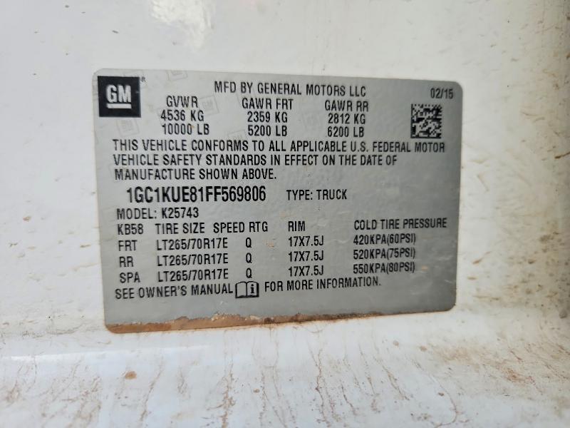 2015 Chevrolet Silverado K2500 Heavy Duty