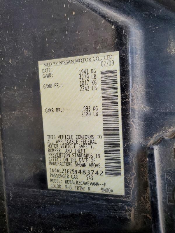 2009 Nissan Altima 2.5