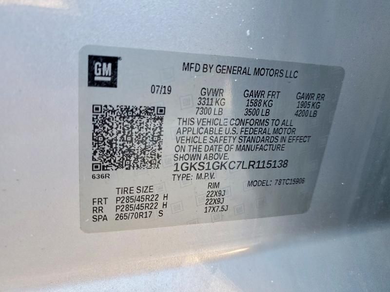 2020 GMC Yukon xl C1500 slt