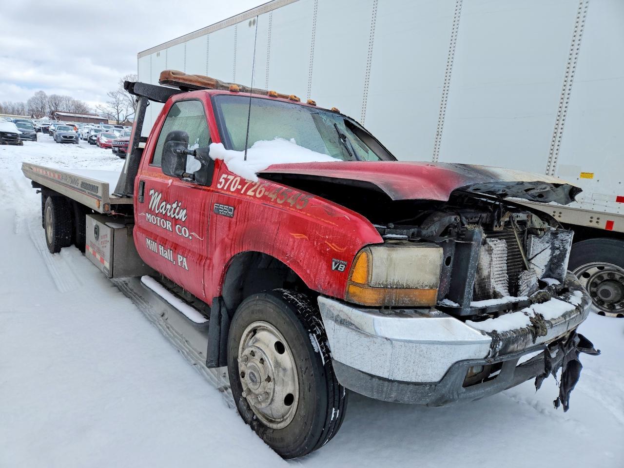 1999 Ford F550 Super Duty Rollback  Truck