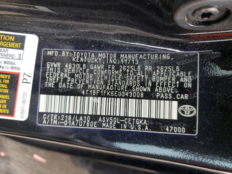 2014 Toyota Camry l