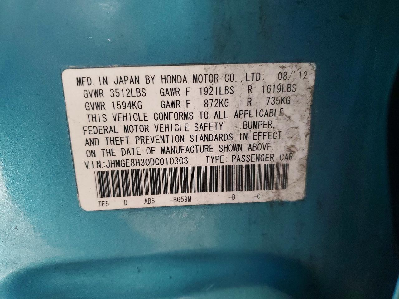 2013 Honda FIT