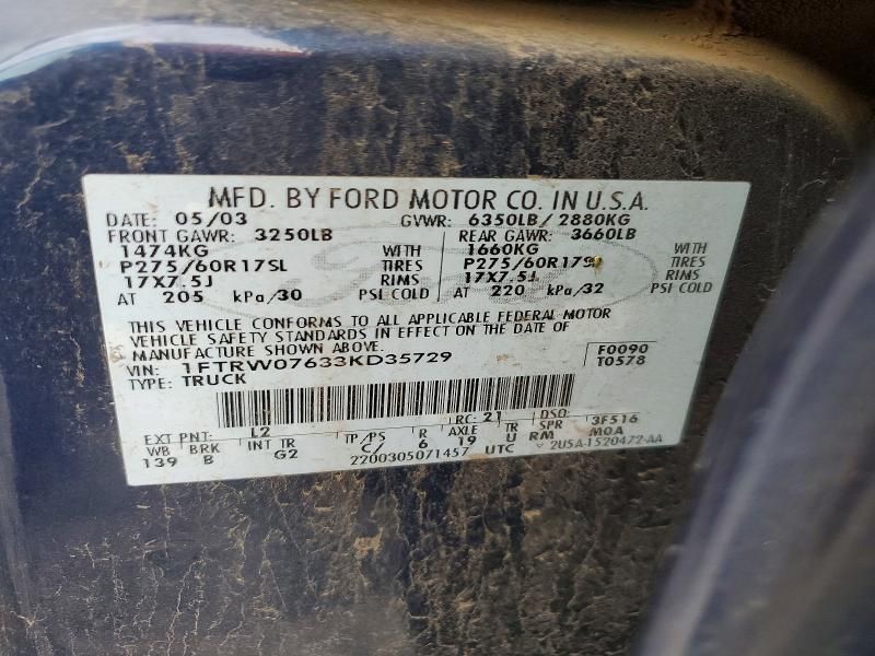 2003 Ford F150 Supercrew