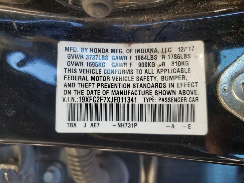 2018 Honda Civic ex