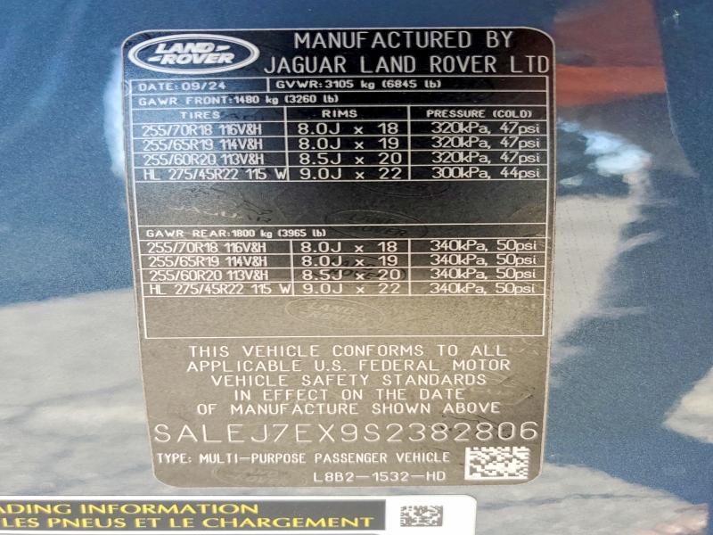 2025 Land Rover Defender 110 s