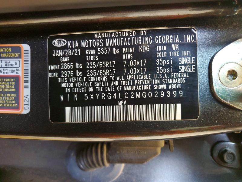 2021 KIA Sorento lx