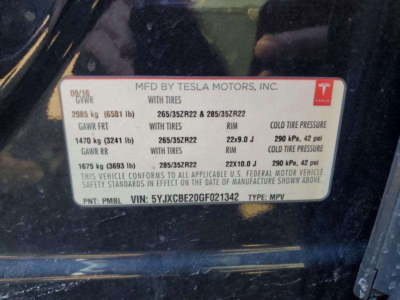 2016 Tesla Model x