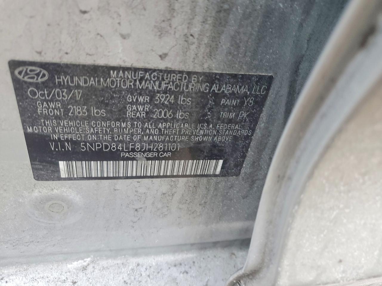 2018 Hyundai Elantra sel