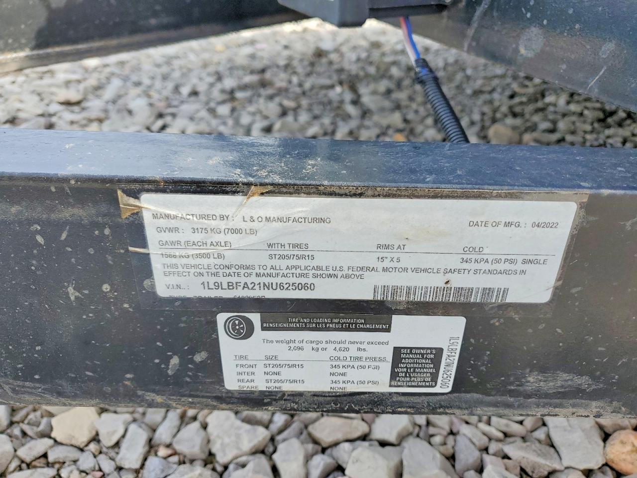 2022 Trailers 2022 L&O Equipment Trailer