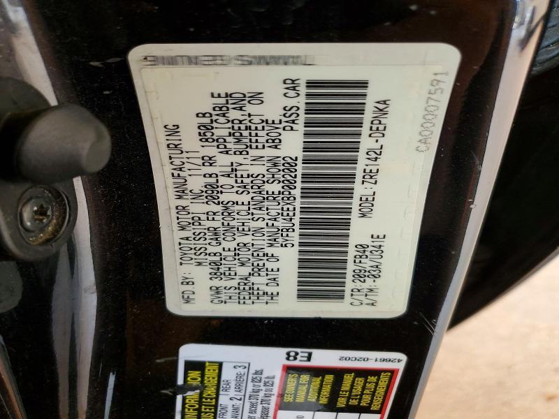 2011 Toyota Corolla Base
