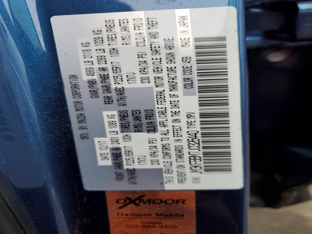 2018 Mazda Cx-5 Sport