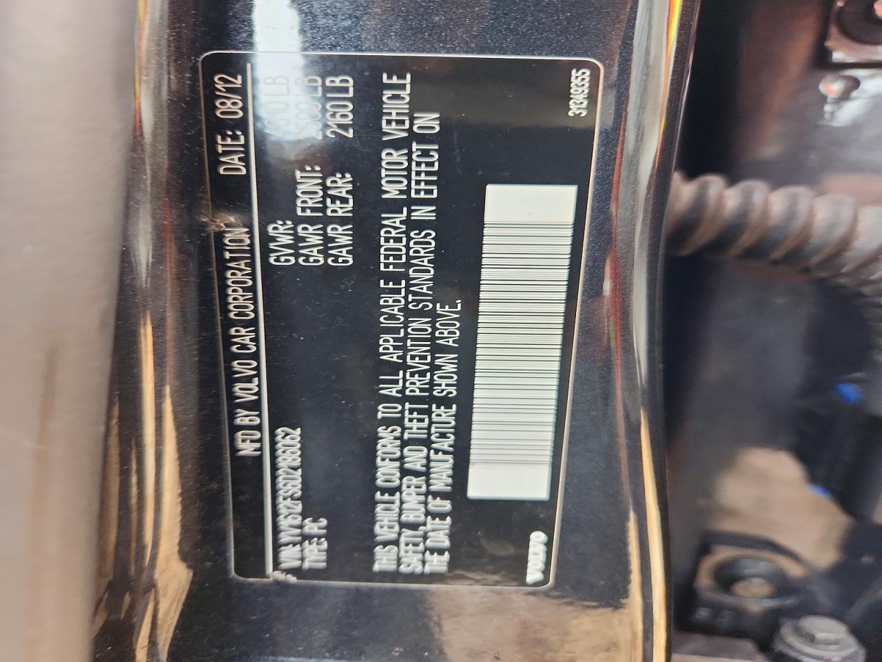 2013 Volvo S60 T5