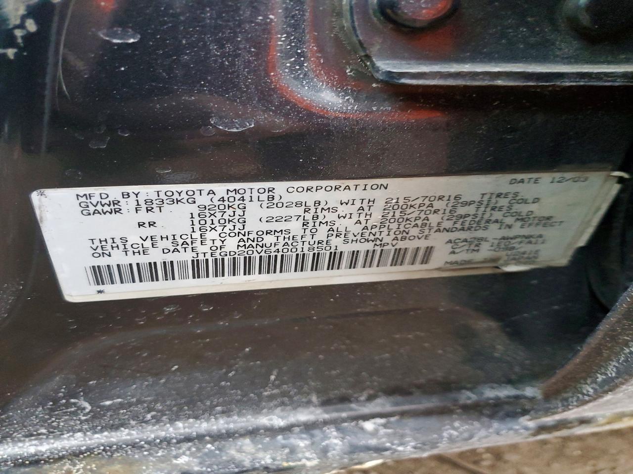 2004 Toyota Rav4