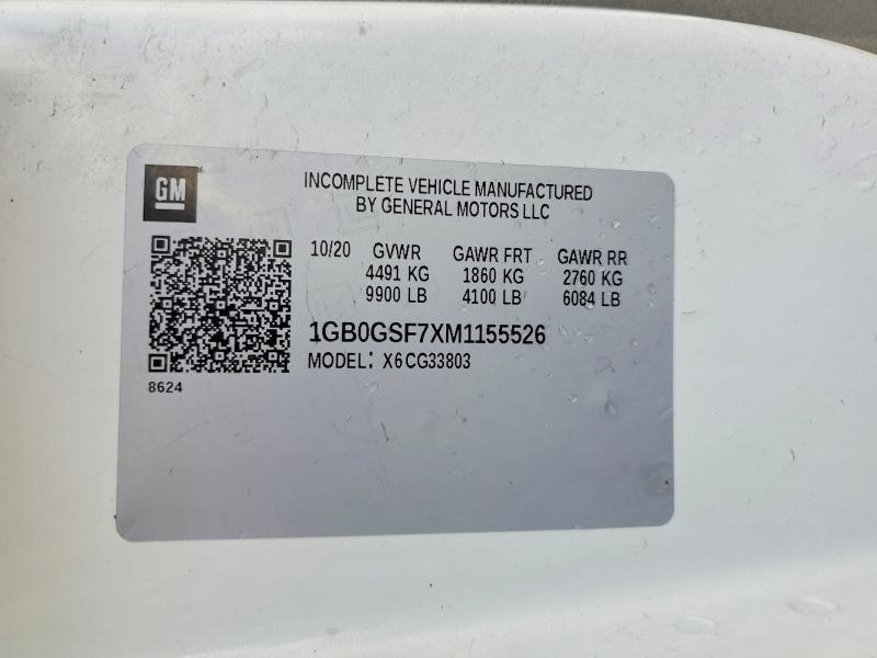2021 Chevrolet Express Delivery Truck