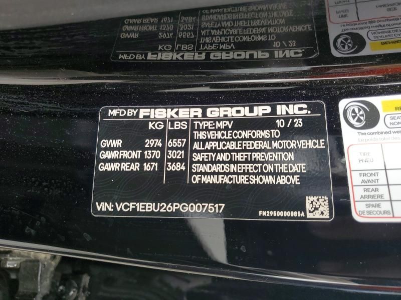 2023 Fisker Automotive 2023 Fisker Inc. Ocean Extreme