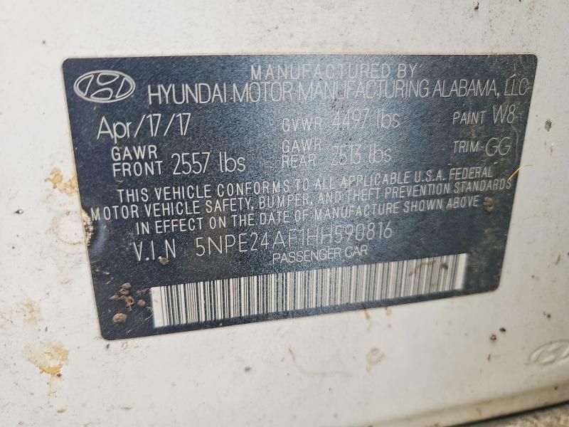 2017 Hyundai Sonata se