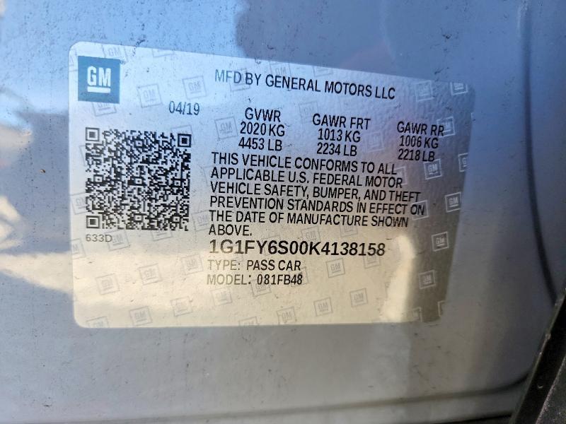 2019 Chevrolet Bolt ev lt