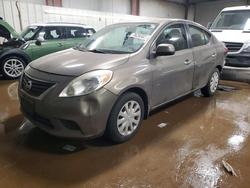 Salvage cars for sale from Copart Elgin, IL: 2012 Nissan Versa 1.6 s