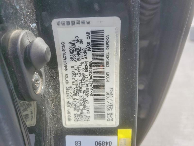 2010 Toyota Corolla le