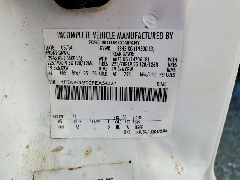 2015 Ford F550 Super Duty Dump Truck