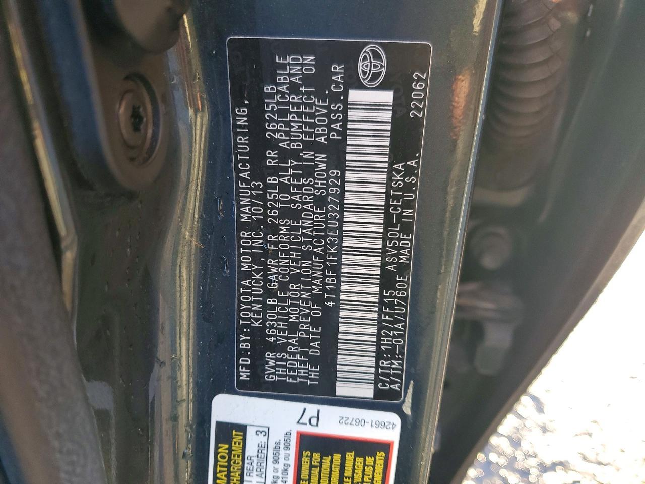 2014 Toyota Camry se