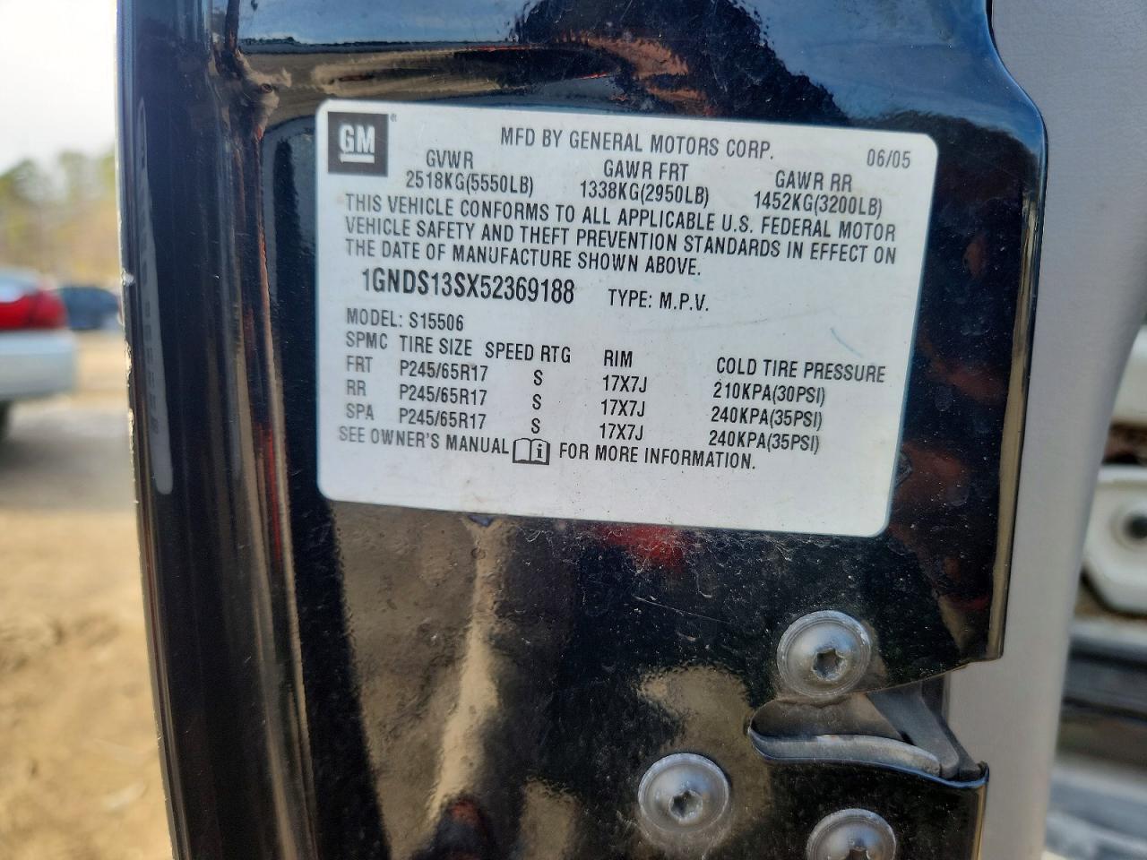 2005 Chevrolet Trailblazer ls