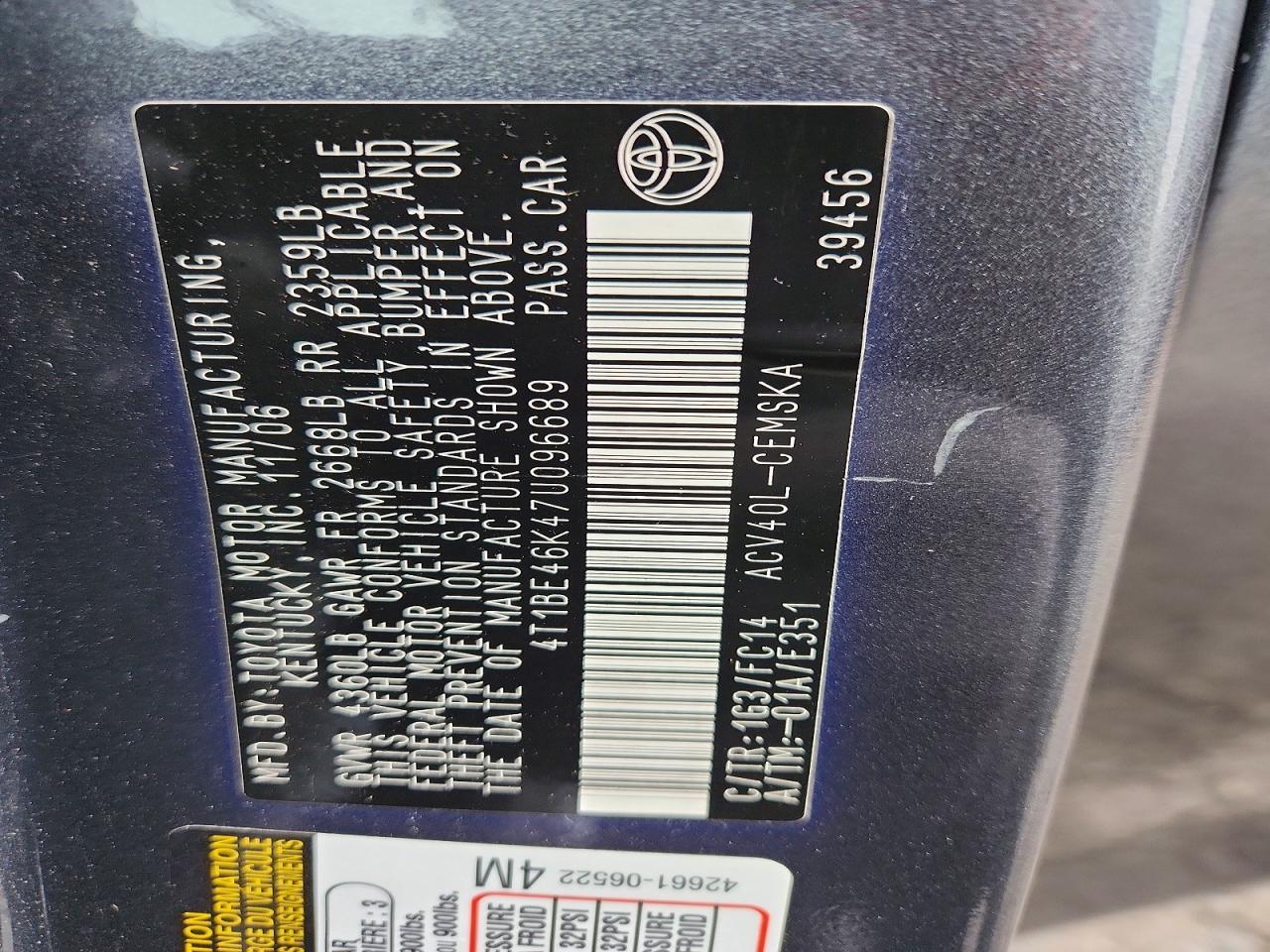 2007 Toyota Camry