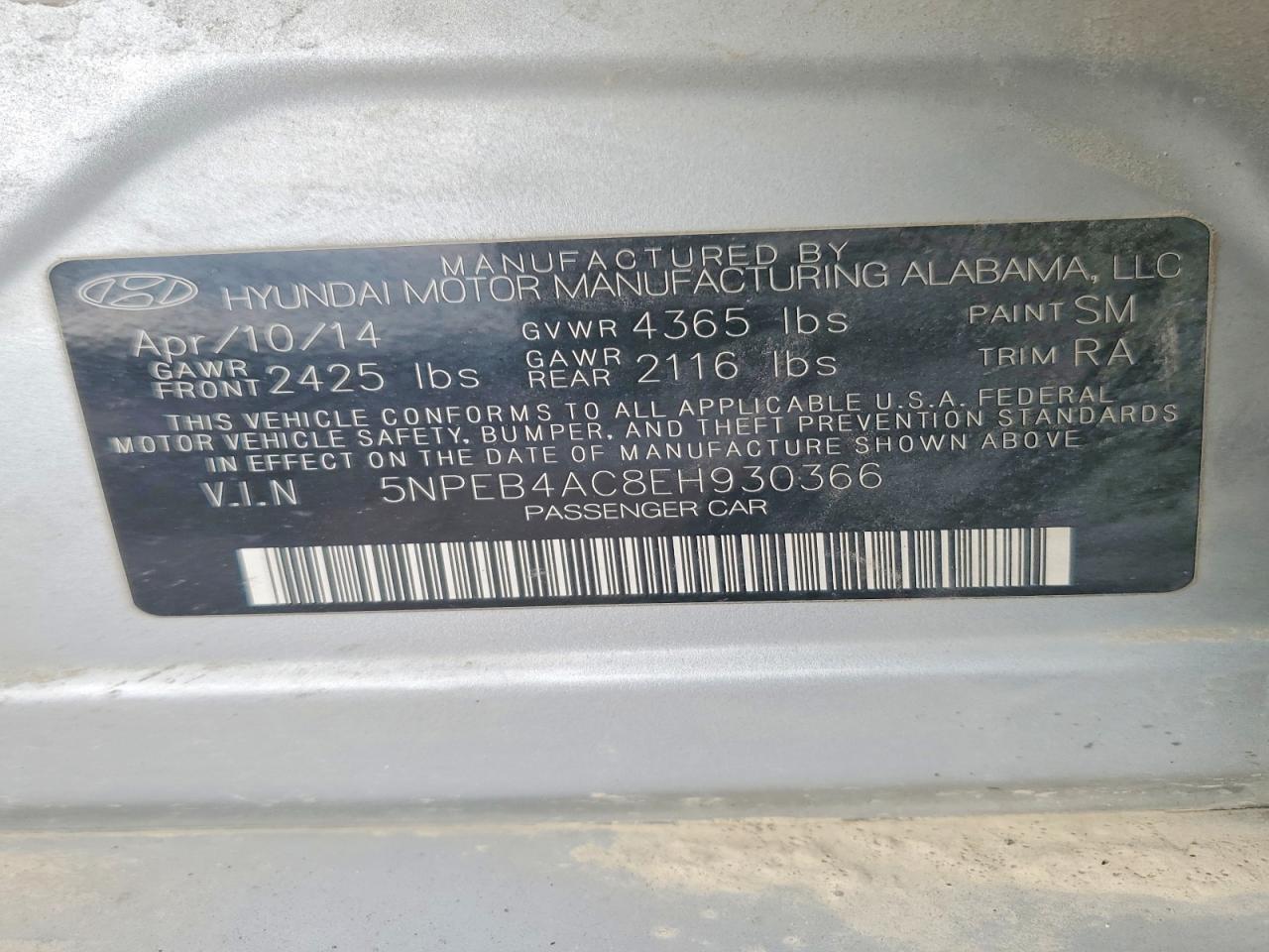 2014 Hyundai Sonata