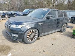Land Rover Range Rover salvage cars for sale: 2015 Land Rover Range Rover Sport hse