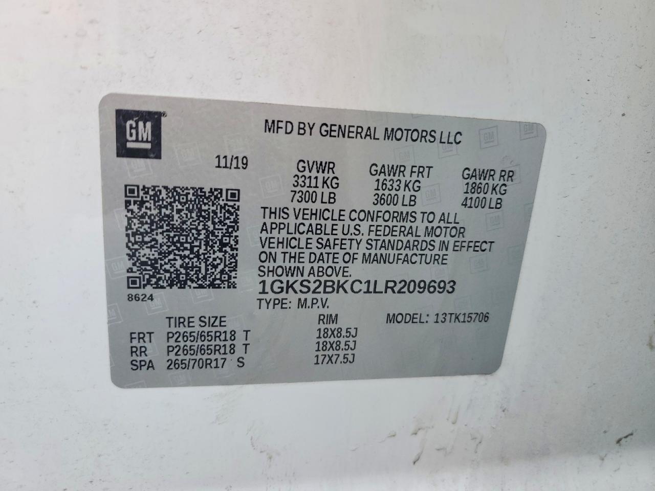 2020 GMC Yukon slt