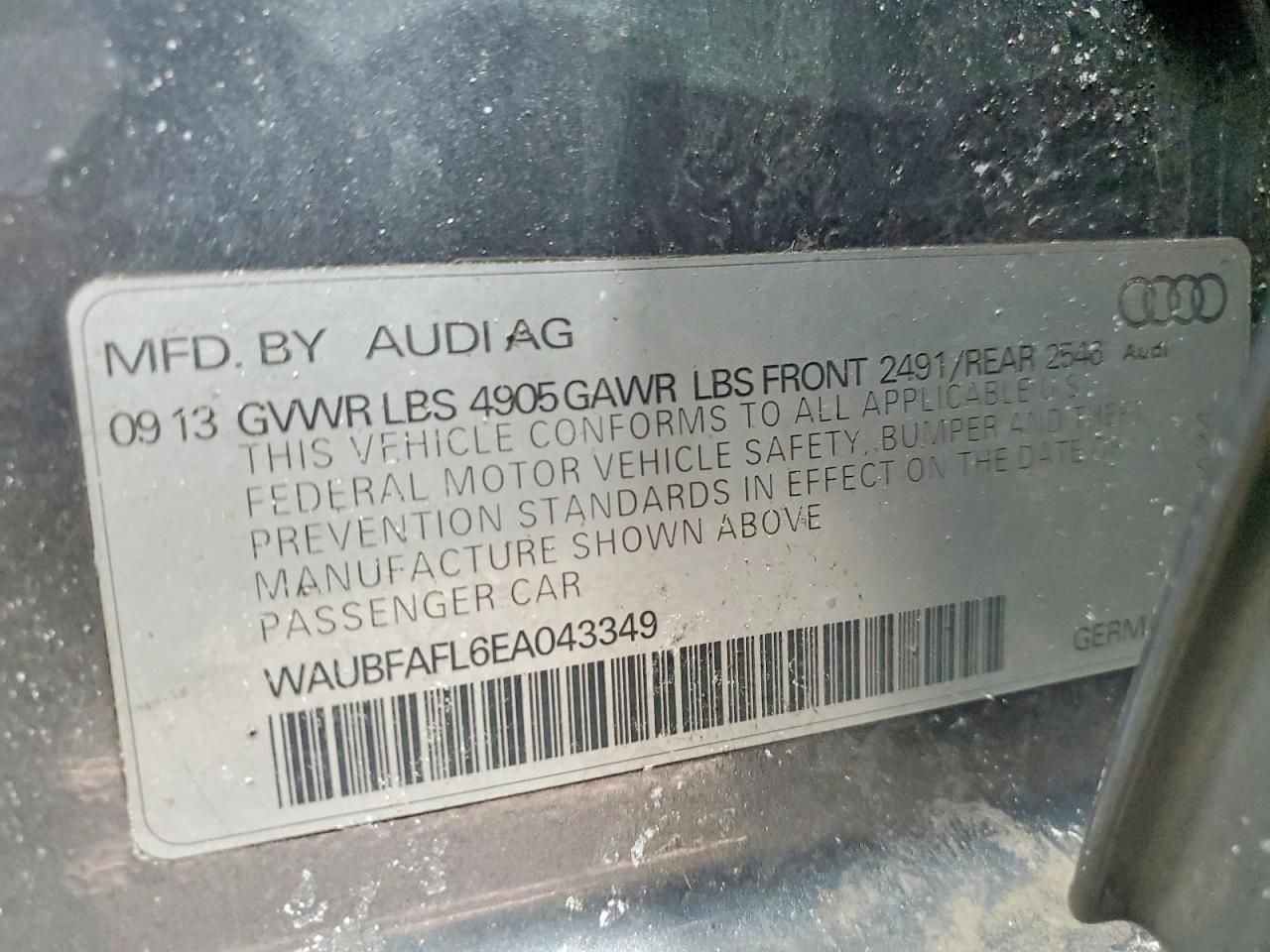 2014 Audi A4 Premium