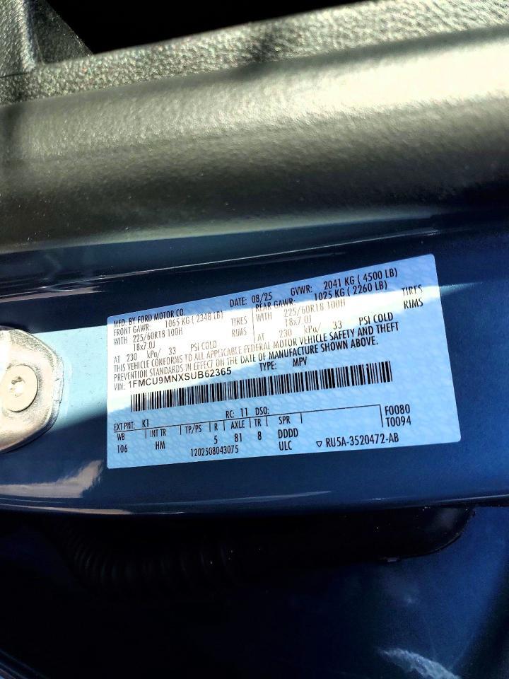 2025 Ford Escape st Line