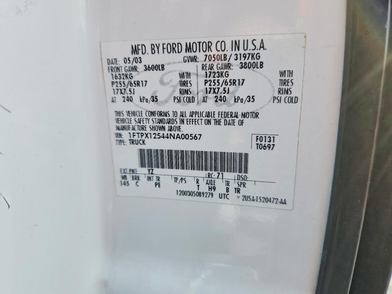 2004 Ford F150