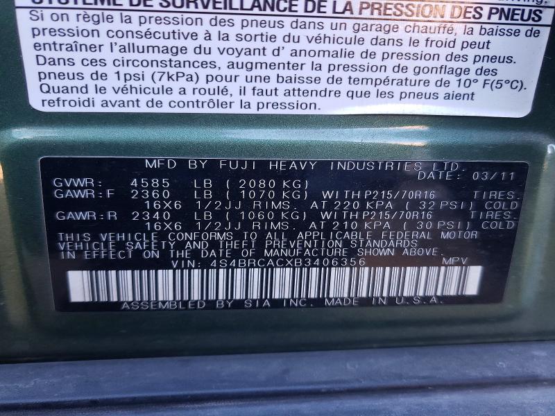 2011 Subaru Outback 2.5i